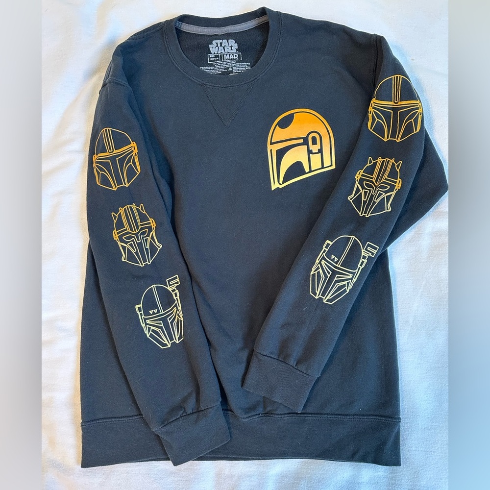 Star Wars Mandalorian Black Sweatshirt